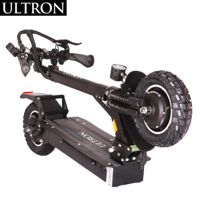 China ULTRON T10 Adult Electric Scooter Big Two Wheel 3 Speed ​​Dual Speed ​​Unisex Brushless Motor With Seat For Adults 60V2400W 60km/h High Speed for sale