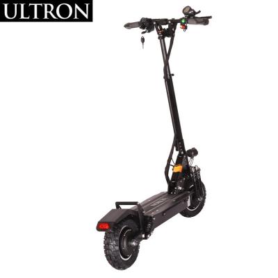 China ULTRON T10 Unisex Adult 2 Wheel Brushless Motor With Long Range Kick 60V2400W Off-Road And Fat Tire Foldable Electric Scooter for sale