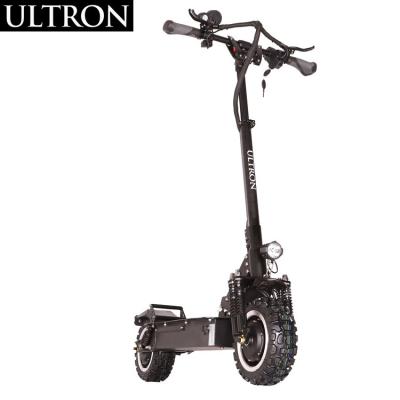 China Adult 60V2400W 11 Wheel Motorcycle 2 Wheel ULTRON T11 Electric Scooter 11 Inch 65Km/h Unisex Foldable High Speed ​​Double Motor With Oil Brake for sale