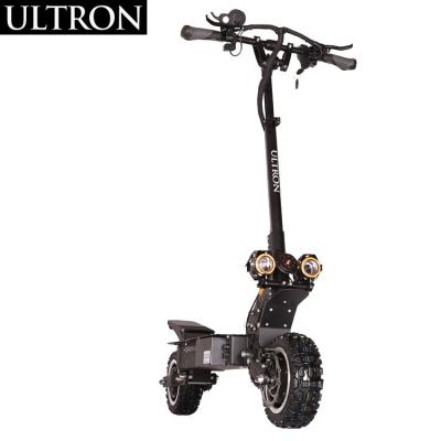 China ULTRON T108 Off Road Electric Scooter 60V3200W 80Km/h 2 Wheel 11 Inch Unisex Foldable High Speed ​​Adult Dual Motor With 45A Controller for sale