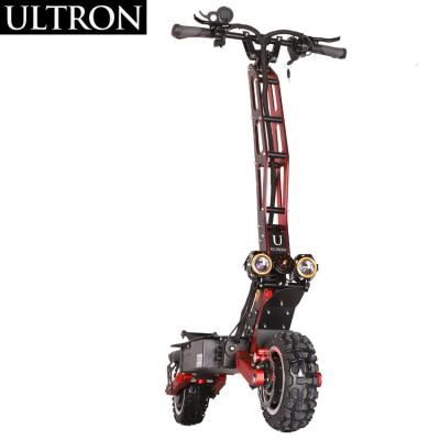 China ULTRON Unisex T128 Folding Electric Scooter With 2 Wheels 60V 3200W 11 Inch Off Road Dual Motor For Adults for sale