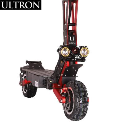 China Ultron T128 Adult Electric Scooter Pro 2 Wheel Fat Tire Unisex Electric Scooter 6000W Motorcycle for sale