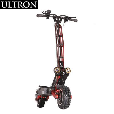 China 6000W Ultron T128 Adult Electric Scooter Pro Kick Panel 2 Wheel Unisex Portable Motorcycle for sale