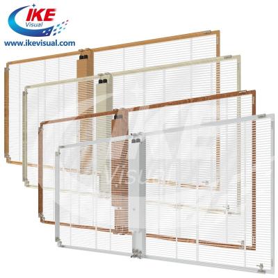 China Stage Building Exterior Facade Curtain Wall P2.6 P3.9 High Brightness LED Glass Transparent Video Wall Display for sale