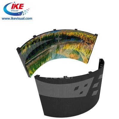 Китай stage store display with flexible curved LED store display for stage wedding concert curved led store display factory продается