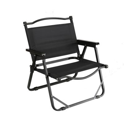 China Modern Custom Outdoor Furniture Grain Camping Chair Aluminum Portable Wood Folding Chair for sale