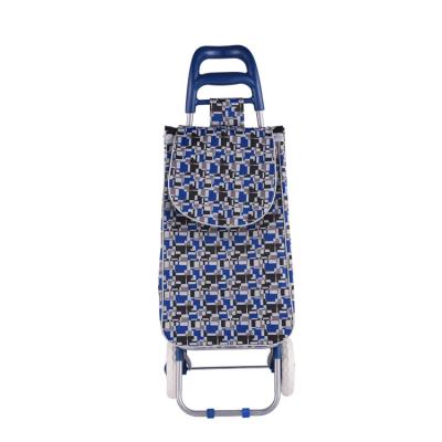 China Durable Manufacturer Wholesale Supermarket Personal Multifunctional Folding Grocery Shopping Trolley for sale