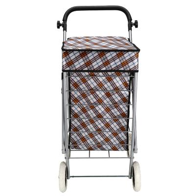 China 2021 Goods Wheels Collapsible Shopping Cart for sale