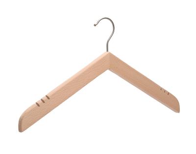 China New classic/postmodern natural color beech wood top hanger for sale