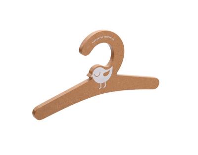 China eco-friendly & natural durable eco-friendly HDF material hanger for kids for sale