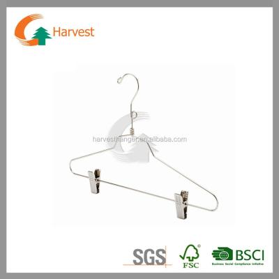 China Clip metal hanger with clips for sale