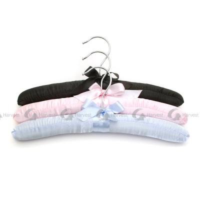 China Flat Satin Wedding Dress Hangers for sale