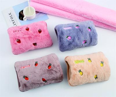 China Refillable FLANNEL Hand Warmer Bottle Hot / Electric Water Heat Bag / Hot Bottle Tote for sale