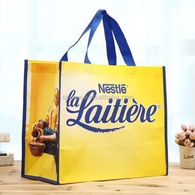 China Eco - Friendly Cheap Durable Custom Printed Shopping Bags Bags Laminated Non Woven Bag for sale