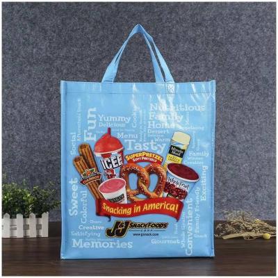 China Eco - Friendly Recycle Shopping Bag PP Laminated Non Woven Bag Custom Printed Bags for sale