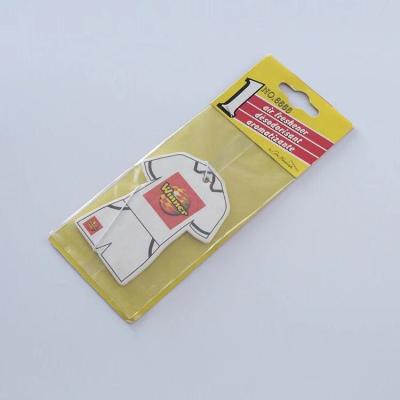 China Wholesale Custom Hanging Air Fresheners Eco - Friendly Scented Perfume Car Auto Paper Air Freshener for sale