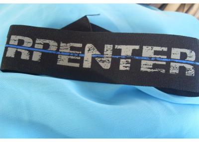 China Durable Screen Printing Tagless Labels , Custom Printed Fabric Labels For Clothes / Hat for sale