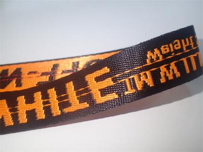 China Fashion Style Strong and Hardwearing Jacquard Webbing Customized Logo for sale