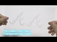 Customized TPU OEKOTEX Patches OEM Garment Patches