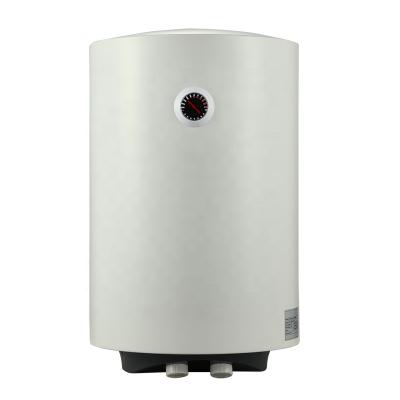 China Hotel 15/20/30/40/50/60/80/100 Liter 220V 2Kw Vertical Glass Lined Water Heater Electric Storage Tank for sale