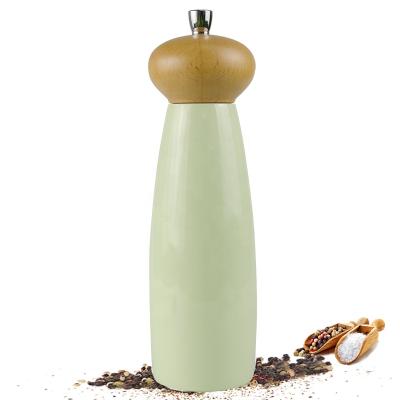 China Viable Coarse Hand Grinders Wooden Salt Pepper Mill Grinder for sale