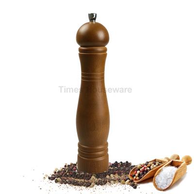 China 100% Sustainable Pepper Mill Beech Wood Salt Grinder for sale