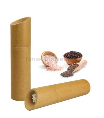 China Sustainable Salt Grinder Mill Maker Wooden Pepper Mills for sale