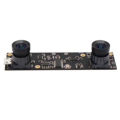 China Dual Lens ELP 2MP 3D Dual Lens USB Stereo Camera Module Without Deformation 1080P Lens Webcam For Distance Measuring Device for sale