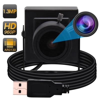 China Zoom ELP Low Illumination USB Camera 1.3 Megapixel AR0130 Mini Webcam 2.8-12mm Varifocal Lens for sale