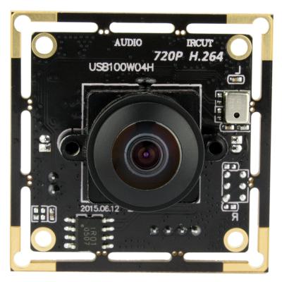 China NIGHT VISION USB Camera Module 1.0Megapixel H.264 CMOS OV9712 Wide Angle USB Webcam with 170 Degree Fisheye Lens and 1M Cable for sale