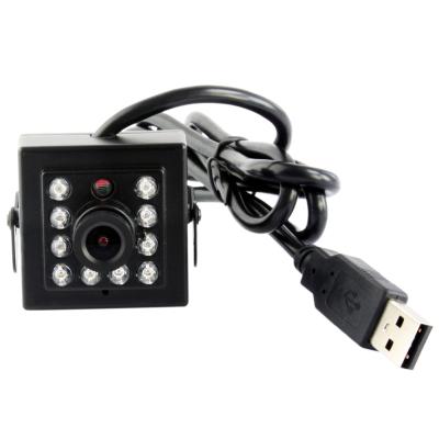 China NIGHT VISION ELP 640X480 USB2.0 OmniVision OV7725 Color CMOS USB PC Webcam Infrared Camera 480P with IR LED for Night Vision for sale