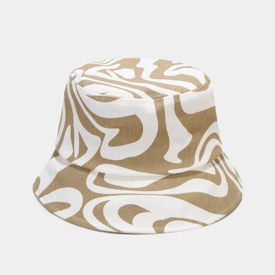 China Fashional Howell Printed Bucket Reversible Designer Custom Women Refine Your Girls 100% Cotton Hat Bucket Hat for sale