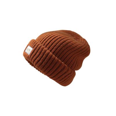 China JOINT Winter Knit Cap Sports Team Beanie Hat With Top Ball for sale