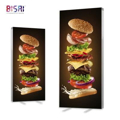 China Tool Seg Free Custom Fabric LED Display Double Sided Advertising Banner Lightbox Light Box Custom for sale