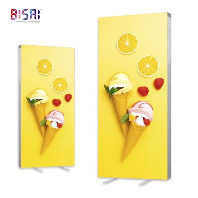 China Custom Made Double Sided Fabric LED Display Tool Seg Advertising Banner Lightbox Light Box Free Custom for sale