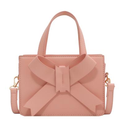 China New Arrival Fashion Ladies Eco-friendly Cute Bow Shoulder Bags Small Cheap Handbags For Women for sale