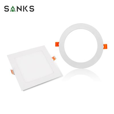 China Ultra-thin models are popular in foreign trade ultra-thin square round aluminum 3W 4W 6W 9W 12W 15W 18W 24W recessed led panel lamp for sale