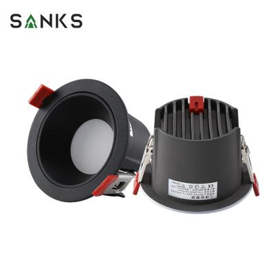 China Anti Glare Black 7W 10W 12W 18W 30W 40W 50W White COB IP20 Anti Glare 3 Years Warranty Led Downlight for sale