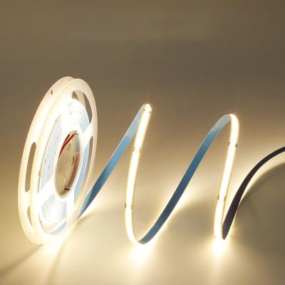 China Flexible High Quality Highlight / Color Changing Indoor Decorative Line Light DC 24V COB 280LEDS Flexible Led Strip Light for sale