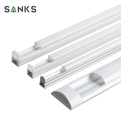 China Household/Commercial/Hotel Plastic Ultrathin Indoor Lamp/Showcase High Quality Aluminum Tube Ceiling LED 5W 10W 14W 18W T5 T8 for sale