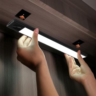 China Promotional Bright Waterproof Functions Human Body Induction Waterproof Light Suitable For Closet Stairs Led Magnetic Lamp for sale