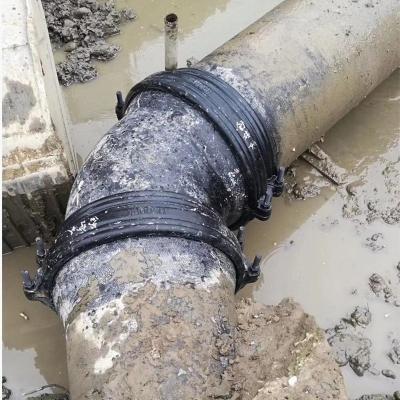 China Water pipeline pipe fitting / plumbing unit / leak repair for intake section or elbow of ductile iron pipes for sale