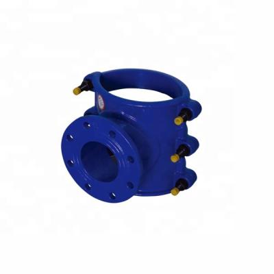 China Water Pipeline Pipe Saddle / Ductile Iron Tapping Tee for sale