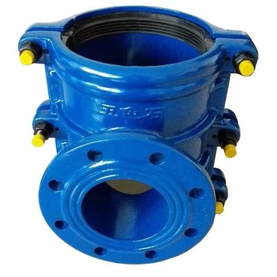 China PE / PVC Pipes Water Pipeline Pipe Flange Tapping Tee for sale