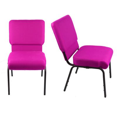 China Factory direct wholesale modern banquet metal conference stackable interlocking church chairs for sale for sale