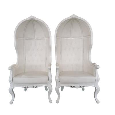 China Hot Sale Factory Price High Quality Sofa Bed Wedding Use White Throne Chairs For Sale for sale