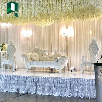 China Famous sofa bed and popular canadian style wedding decoration use king chair for sale for sale