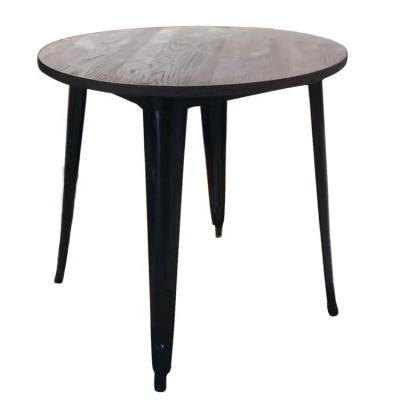 China Others Vintage Iron Industrial Restaurant Cafe Dining Table for sale