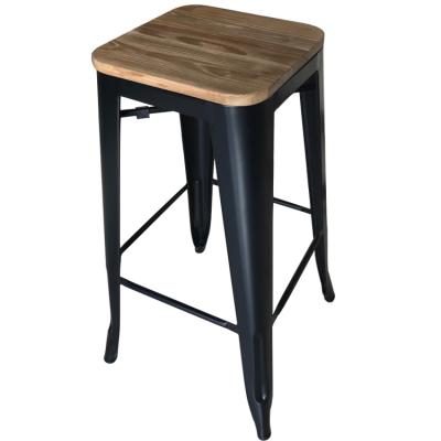 China Others industrial metal frame seat bar stool wood umpire chair for sale