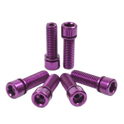 China Hot Sale MTB Bike Bicycle Nut Aluminum Export CNC Anodized Motorized Bicycle Screw Bicycle Parts Accessories for sale